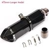 Tubo di Scarico moto terminale moto silenziatore universale carbonio carbon look