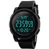 SKMEI Farsler - Orologio sportivo da uomo, multifunzione, a doppio fuso orario, impermeabile fino a 50 m, quadrante grande, allarme, cronometro, orologio elettronico luminoso per sport all'aria aperta,