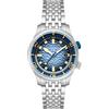 Spinnaker Bradner SP-5062 - Orologio automatico da uomo con bracciale in acciaio inox massiccio, 42 mm, Blu Glacier, Bracciale