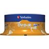 Verbatim DVDR 16x Speed 4,7GB , confezione da 25