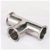 DPURPIWADY Raccordo a T in acciaio inossidabile 304 con ghiera da 2 e morsetto Tri-Clamp for tubo OD 51 mm