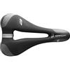 Sportourer Selle Italia Sportourer GARDA MAN E-Bike Superflow - Sella Bicicletta da Uomo, Bici Elettrica, Foro Anatomico e Inserti Hi-Viz - Taglia Unica, Nero