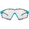 Rudy Project CUTLINE Lagoon Matte Impact Photocromic 2 Laser Black, Occhiali da sole Unisex - Adulto, Black, 139