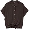 VERO MODA Vmthea SS Tie - Maglietta Wvn Noos