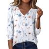 Zeagoo Camicie a maniche lunghe da donna 2025 autunno Henley elegante casual top alla moda abbottonatura camicetta abiti vestiti, BF112, XX-Large