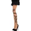 Yummy Bee - Collant Serpente Nudi Neri Gothic Halloween - Tatuaggio Voodoo Witch Horror per le Donne, Marrone, M