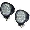 SC0 2 x FARO SUPPLEMENTARE PROFONDITA' AUTO FUORISTRADA 12V ROTONDO 14 LED 6000K 42W