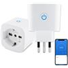 SC0 PRESA INTELLIGENTE WIFI 10A SMART LIFE TUYA PLUG SHUKO TIMER ALEXA GOOGLE HOME