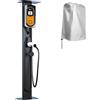 JAOGAUS Supporto Universale per Wallbox, Base Universale in Alluminio Colonna di Supp...