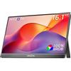 ARZOPA Monitor Portatile 16,1 IPS 100% sRGB 16.1 Pollici Nero Z1C/100%sRGB