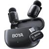 BOYA Mini 2 Microfono Wireless iPhone e Android, Microfono Lavalier Wireless ...