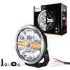 HELLA VALUEFIT LED Faro di profondità - Blade Chrome 9 - 12V / 24V | rotondo - Numero di riferimento: 50 - cristallino - Colore luce: bianco/ambra - Cavo: 500mm - Parte frontale