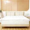 Sweetnight 6 cm Topper Materasso 135x190 Microfibra, Topper Materasso Matrimoniale Extra-Morbido e Facile da Pulire, Supporto Rimovibile, Bianco
