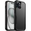 Cover per Iphone 15 6,1 Pollici, Impieghi Gravosi Doppio Strato Robusta Protezio