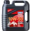 LIQUI MOLY Olio motore Motorbike 4T Synth 10W-50 Olio sintetico 100% 4 L Compatibilità con AIXAM A.751 Hatchback, ZNEN MOTORCYCLES ZN250