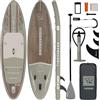TIGERXBANG Tavola SUP Gonfiabile con Accessori, Stand Up Paddle Board Antiscivolo in EVA, SUP Gonfiabile 320cm per Adulti e Ragazzi, Ideale per Mare, Lago e Fiume, Rosa