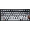 CHERRY KW 300 MX, Tastiera Meccanica Compatta Hot-Swap, Layout Tedesco QWERTZ, Illuminazione Bianca, Layout Windows e Mac, Interruttori MX2A SILENT RED, Nero