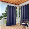 TOWN & COUNTRY BASICS Exclusive Home - Coppia di tende a pannello, in poliestere, colore: blu navy, 54 x 108 cm