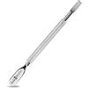 Jack Shaver Spingi cuticole e pulitore per unghie a cucchiaio, strumento professionale in acciaio inossidabile per manicure e pedicure, unghie delle mani e dei piedi (argento) (10)