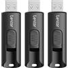 Lexar A30E 64 GB confezione da 3 unità flash USB 3.2 fino a 100 MB/s in 64GBx3