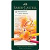 Faber-Castell 110012 Matite Colorate Polychromos, Set Di 12 Matite Colorate Prof