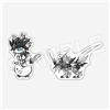 PONOS Set adesivi PONOS The Battle Cats Baby Gao Japan