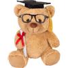 Brubaker Orsacchiotto di Peluche con Occhiali, Diploma e Cappello da Dottore ...