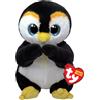 Ty Beanie Bellies Neve il Pinguino con Occhioni Azzurri Glitter, i Peluche c...