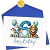 Biglietto Auguri 1 Anno Bimbo - Biglietto Auguri Compleanno Bambino - Biglietti