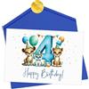 Biglietto Auguri 1 Anno Bimbo - Biglietto Auguri Compleanno Bambino - Biglietti