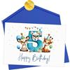 Biglietto Auguri 1 Anno Bimbo - Biglietto Auguri Compleanno Bambino - Biglietti
