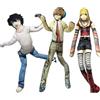 Jilijia 3PCS Anime Peluche Luce Yagami/L/Amane Morbido Peluche Figure Divertenti Cuscino Twistable 28 CM Cartoon Figurine Collezionismo Divano Decorazioni Regali