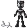 Hasbro Marvel Spidey e i Suoi Fantastici Amici Supersized Black Panther, Action Figure in Plastica del Supereroe da Collezione con Accessorio, Giochi per Bambini da 3 Anni