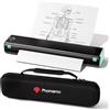 Phomemo M08F Stampante Portatile A4, Bluetooth Stampante Termica Supporta Formato A4, Stampante Portatile Senza Fili Senza Inchiostro, Compatibile Con Smartphone e laptop