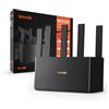 Tenda RE6L Pro Router WiFi 7, Dual-Band BE5100Mbps, Compatibile con WiFi+ Mesh, Porta 2.5Gbps, Gigabit Porte WAN/LAN, Antenne Verticali, One-touch Connessione NFC, 4K-QAM, MLO, Streaming 8K, VR/AR,VPN