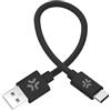 Celly USBAUSBCCOT30BK Pezzo Cavo di ricarica USB nero argento