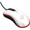 OZONE GAMING GEAR Mouse da gioco NEON M50 -OZNEONM50W- Mouse da gioco avanzato, sensore ottico, illuminazione LED RGB, tecnologia OMRON, DPI 5000 regolabile, bianco brillante