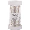 Rayher 2426022 - Filo ad effetto, diametro 0,25 mm, colore: argento, bobina da 60 m, in sacchetto SB