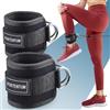PORTENTUM Cavigliere Cavi Palestra (2 Pezzi) - Ankle Straps Gym - Attrezzi Fitness da Donna e Uomo per Kick Back, Allenamento dei Glutei, Leg Curl