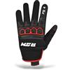 TLA TROOPS LEGEND RACING APPAREL TLA RAM Guanti moto con protezioni nocche omologati CE, Taglie sino 5XL uomo e donna, Guanti da moto, scooter, quad, touchscreen, traspiranti, mezza stagione, alta protezione all'impatto.