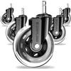 COSYLAND Set 5 Ruote Sedia Ufficio 1KEA 10 x 22 mm Rotelle Sedia Ufficio Ult...