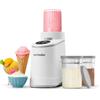 Nutribullet Chill - Gelatiera per Gelato, Sorbetto e Frozen Yogurt, 5 Programmi Automatici, Macchina per Gelato con 2 Contenitori con Coperchio, Ideale per Famiglie, Bianca (NBD0503W)