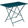 Fermob FE-BISTRO97/B Tavolo Bistro Rettangolare in Acciaio Gamma 2026, 57x97 cm, per 4 Persone, con Foro per Ombrellone, Pieghevole, per Esterni