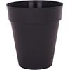 Artevasi Capri High, Vaso alto rotondo in plastica, 56cm, colore antracite