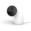 Philips Hue Secure Desktop Camera, videocamere di sorveglianza per video in 2K, Telecamere di sicurezza con notifiche in tempo reale, Telecamere di sorveglianza con supporto da tavolo, bianca