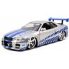 Jada Toys, Inc. 253203044 Fast e Furious 2002 - Accessori Nissan Skyl, colore: Blu