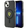 Ferrari FEHMP14SURKK - Custodia rigida per iPhone14 da 6,1, colore: Nero