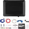 Realdio Subwoofer auto ultraflatto, adatto per auto/camion, con amplificatore integrato, installabile sotto i sedili, potenza massima 1000W, subwoofer compatto