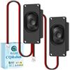 CQRobot Miniature Loudspeaker 3 Watt 8 Ohm Passive Enclosed Audio/Woofer Speaker Compatible with Arduino Board. JST-PH 2.0 mm 2-Pin Interface, for a Variety of Small DIY Electronic Projects.