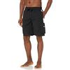 Southpole Swim Shorts Quick Dry Beach Bathing Suit with Cargo Pockets Costume a Pantaloncino, Nero, 4X Uomo